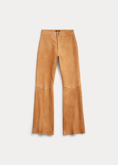 Women's Ralph Lauren Suede Flare Pants | 485391JBG